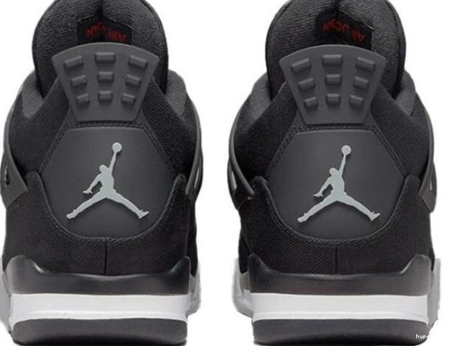 CANVAS DH7138-006 Retro 4 Jordan Black SE 1002